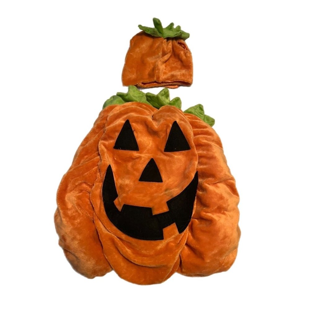 Pumpkin Jack-o-Lantern Dog Halloween Costume Size Medium